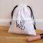 Cotton Cosmetic Drawstring Bag