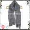 Acrylic Material and Knitted Pattern man winter scarf