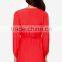 2016 New Dress Wrap Red Long Sleeve Dress Sexy Short Mini Dress