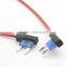 high quality fuse holder with 2 auto fuse add circuit in your car low price