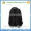 Professional with adjustable shoulder straps polyester black big zipper backpack