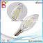 long lifetime C35 230V E14/E27/B22 2W 4W Dimmable led filament bulb