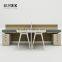 exporting market popular clover shape office workstations