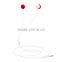 stereo wired colorful earphone