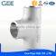 ASME high quality wholesales stainless steel tee