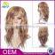 China wig supplier wholesale european bohemian wig kinky blonde curly hair wig