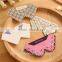 Wholesale Fan-shaped Protective Fancy PU Leather Bookmark for Gift