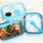 NEW 2016 2 Layer Rectangle Lunch Box Container Eco-friendly kid Lunchbox