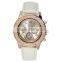 Wholesale Fashion Leather Pink Quartz Women Watches Ladies