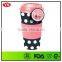 Bpa free 450 ml /350 ml Plastic material double wall take away coffee cups with screw lid