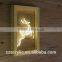 Wood LED display with acrylic