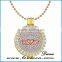 High Quality Gold Coin Locket Disc Holder Pendant Necklace