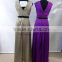 New Sexy Fashion Deep V Neckline Sleeveless Elegant Arabic Evening Dress Dubai