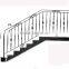 Staircase safty wrought iron prefab metal stair railing
