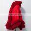 120204 cashmere cape with fox fur trim