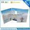 Hard Cover 1300g Paper Card and Multi-pages Video Book With Multi-light Sensor Lcd Video Book