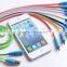 2015 new products smile face usb rope data charging cable used for Samaung and other Android smartphones