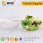 Food Use and Plastic PET Material take away salad box fruit bowl with lid