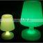 plastic led garden decoration light cordless rechargeable led table lamp