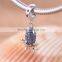 S359 Globalwin Silver Jewelry Wholesale Micro Stone Paved Octopus Design Sea Life Sterling Silver DIY Charm