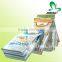 Safety food grade Stand up snack plastic packaging bag and eight side seal pouch