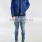 quilted San Francisco Denim Coat with a Wool Lining stone washed denim jacket (LOTJ167)