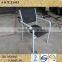 Coated Aluminum dining table and chair, Ferrari Batyline Sling Fabric chair with teak wood table(TS-C001)