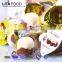 Mini biscuit ball chocolate with biscuit dessert cup