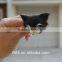 plush toy key ring in fake fur cat ring