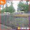 angle iron style palisade fence 'd' or 'w' steel palisade fencing with concrete sill