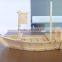 stocked premium wooden sushi boat for sushi serving