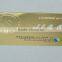 Free Sample Cut Letters Metal VIP Card Gold Metal Card for Members