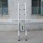 with hinge 3.8m all aluminium telescopic ladder