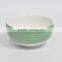 Baby feeding small ceramic rice bowl with colorful painting
