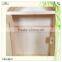 wood item wall decorating shape hole carved key box