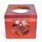 Custom wood box,Openwork carving wooden pumping paper box
