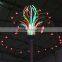 Artificial wholesale customized garden/party Christmas led firework tree light