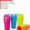 plastic cup set 0.83L 4 pcs/set