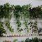 plastic decorative artificial grass creepers hanging rattan