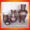 Color Mosaic Modern Flower Vase Tall Glass