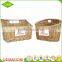 Manufacture Pure Handmade Eco-friendly Custom Wicker Rattan Material Fresh Rising Bread Basket