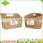 Manufacture pure Handmade eco-friendly custom wicker rattan material fresh rising bread basket