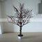 mini artificial topiary ficus dry tree without leaves on strunk