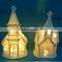 House Shaped Christmas Decoration Ceramic Christmas Light House