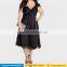 2017 Sleeveless deep v neck sexy fat plus size party cocktail dress fat women lace dresses patterns pictures