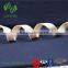 18mm Beige Woven Jacquard Spandex Nylon Elastic Bra Straps With Decorative Picot Edging