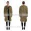best selling fashion green sheepskin long coats for ladies