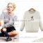Latest Gray short pullover o-neck hoody with printing for women