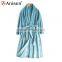 alli baba com light navy brushed coral fleece men bathrobes