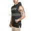 2016 Hooded sleeveless undershirt cotton sport vest waistcoat sleeveless tank top mens fitness hoodies sweatshirts